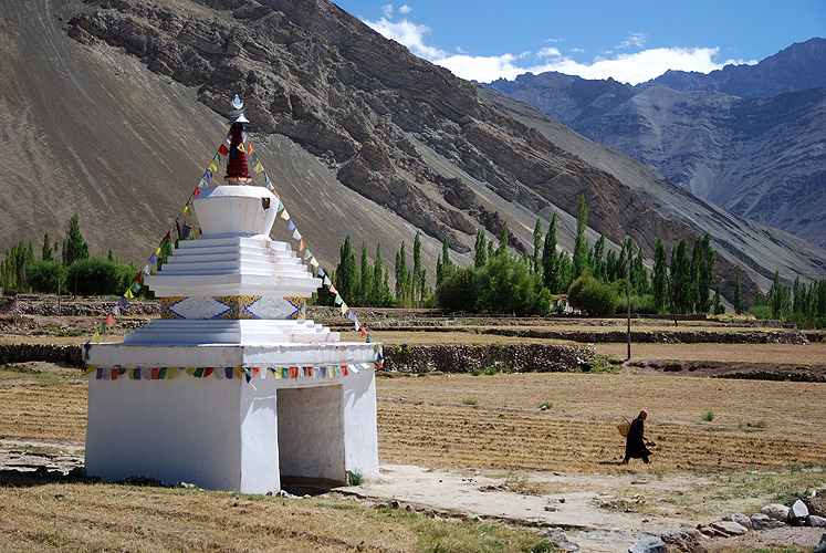  Buddhistisches Heiligtum (Chorten) im Indus-Tal 