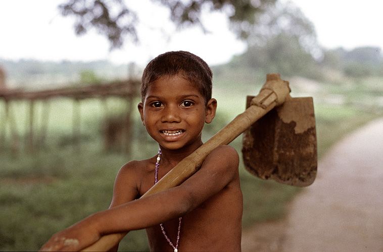 Bauernjunge in Jharkhand  