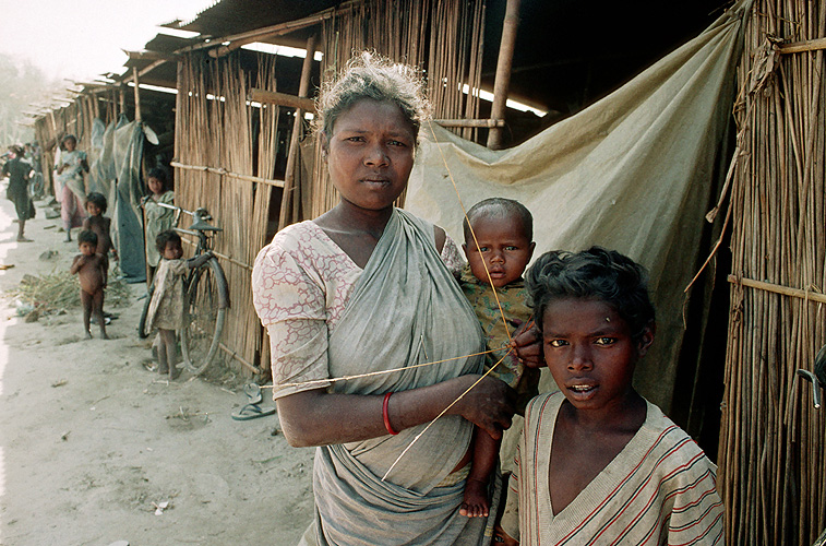  Adivasi-Flchtling in Assam