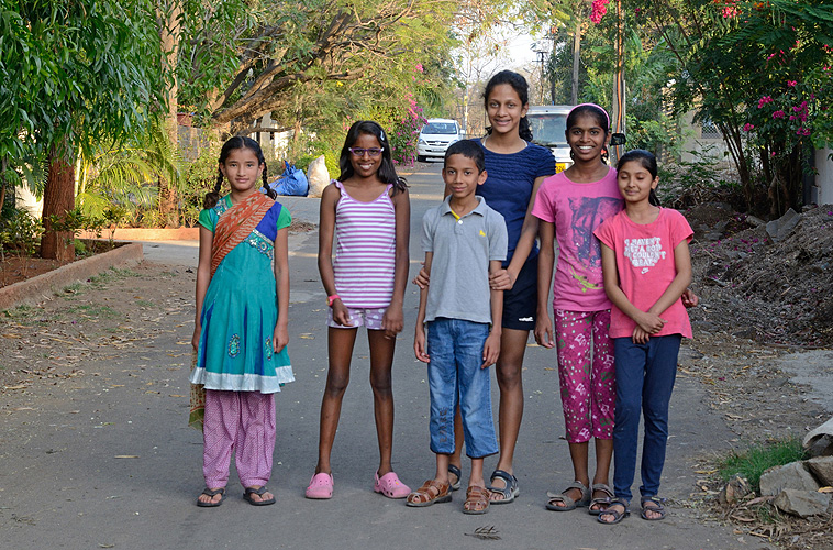 Kinder aus der gehobenen Mittelklasse, Pune