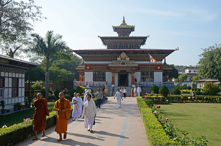 Tempel im bhutanesischen Baustil, Bodh Gaya