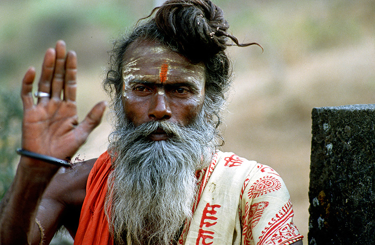 Sadhu (Wandermnch) in Trimbakeshwar, Maharashtra 